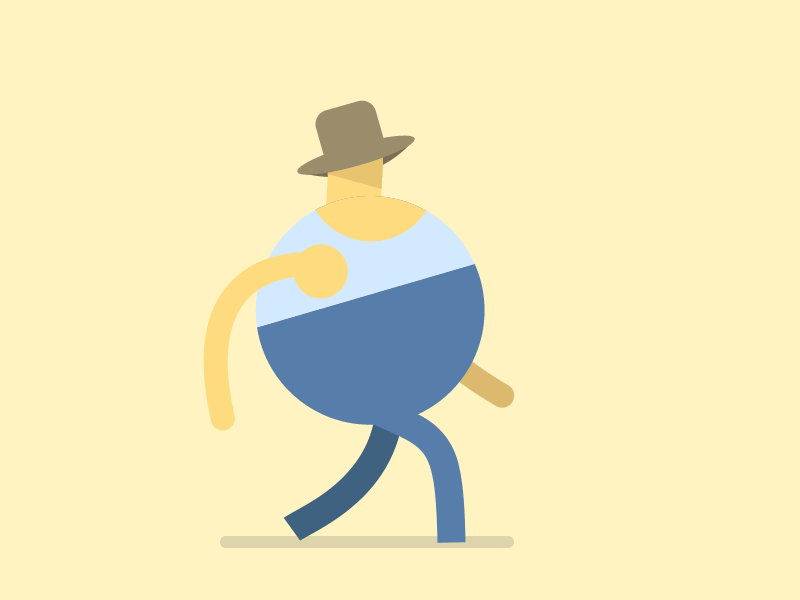 Character Fast Walking animation character rigging