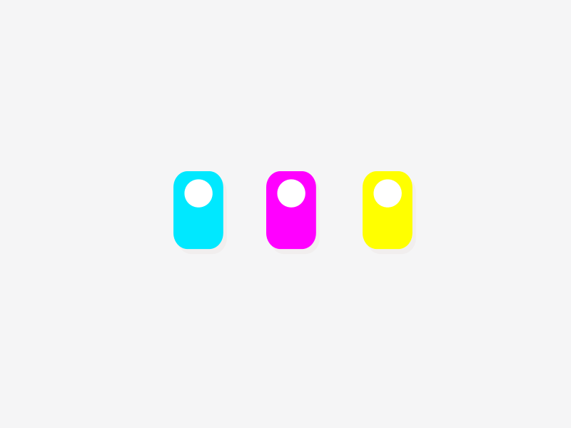 CMY Evolution black blue button cmy color cyan green magenta red rgb yellow