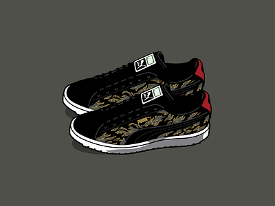 Puma x Sbtg camo collab hype puma sbtg shoes sneakers