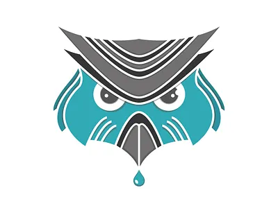 Creative Owl animal bird character creative feather flat design illustration logo material design owl vector wood