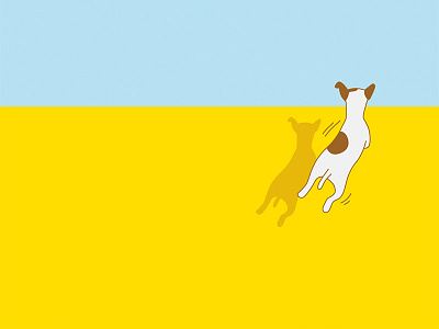 Jack - Canvas canvas dog illustration