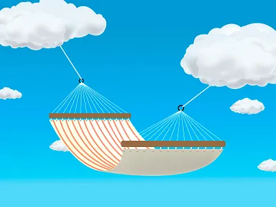 Sky lounger chair cloud hammock lounge sky