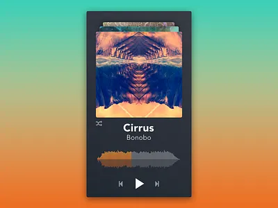 Daily UI 009 - Music Player 009 dailyui design interface music player ui ux