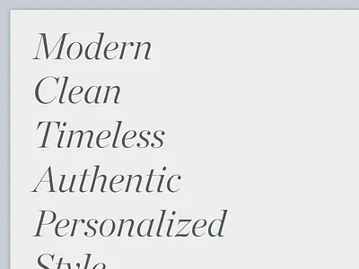 CUFF Keywords branding typography