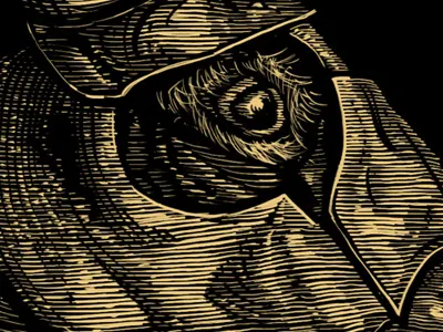 wip animal armor contour line scratchboard weight