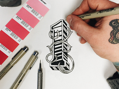 Dribbble Invite drawing dribbble hatching illustration ink invite