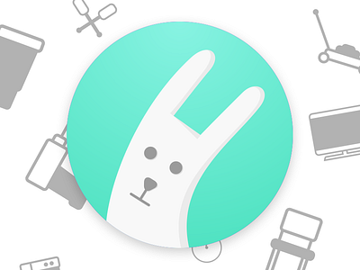 Hop Market Bunny avatar bunny hop hop market market profile profile photo rabbit