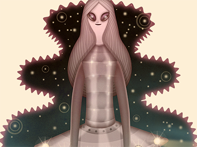 Alice Intergalactic alice alice intergalactic digital illustration through the looking glass