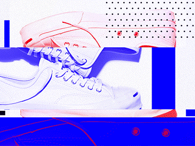 Keep Glitching converse design glitch motion graphics