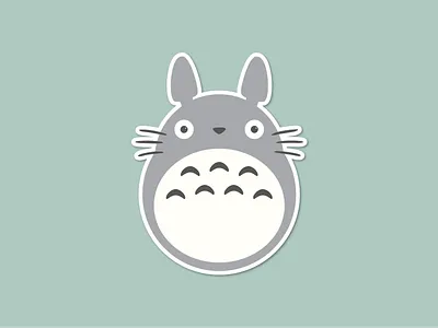 Totoro Sticker design sticker studio ghibli totoro