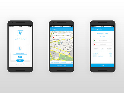 Zingo App UI aayushman gupta app mobile bike sharing material design ui design ui screen zingo