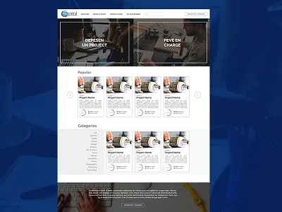 Crowdfunding Project crowdfunding photoshop ui ux web webdesign website