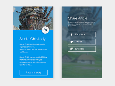 Dailyui Day010 castle dailyui day 010 ghibli hayao howls miyazaki moving social share studio