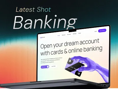 Bionex - Digital Banking Landing Page bank app bank card banking app credit card crypto cryptocurrency digital banking finance management finance website financial fintech investment landing page landingpage money online banking user interface wallet webdesign website