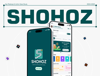 SHOHOZ APP REDESIGN & CASE STUDY app design app redesign apps design branding design figma figma design graphic design landing page design logo ride app design shohoz app ui ui design ui ux ui ux design ux design web design