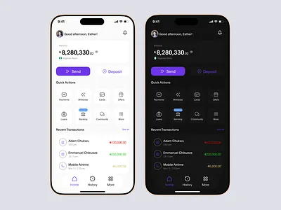 Fintech home page app finance fintech homepage money ui ux