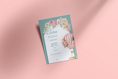 Invitation graphic design