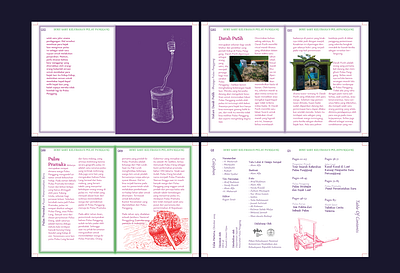 Zine book, Pramuka Island Tour Book book branding editorialdesign graphic design illustration layout zine