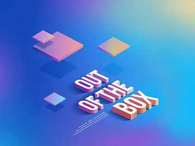 Out of the box blocks blue intheair outofthebox random