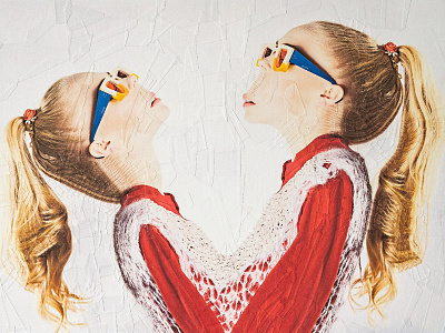 for Eye Republic with Lisa Carletta 2 collage eyewear fashion illustration paper