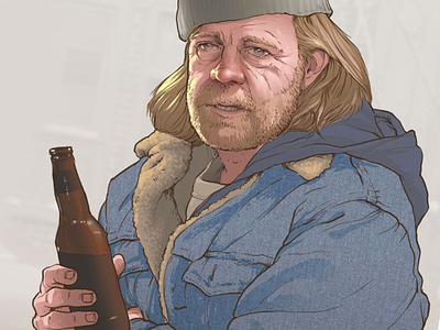 Frank drawing frank gallagher gta illustration portrait shameless william h macy