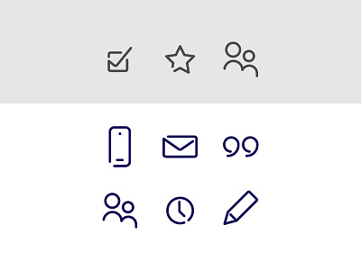 Minimal Icons icons line minimalist ui