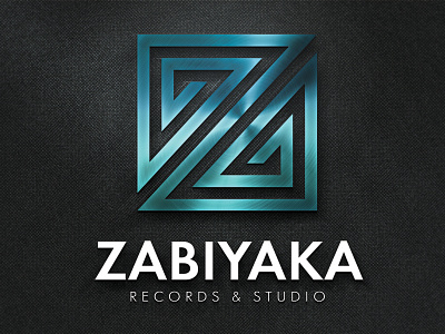 ZABIYAKA records & studio logo logo music records sound studio