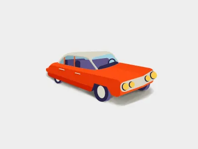 Car car flat muscle vektor