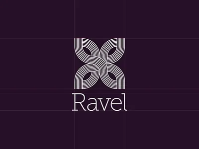 Ravel Wines Logo bottle brand branding color colour core identity logo luxury pattern visual wine
