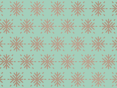 Snowflake Pattern green illustration line mint pattern snow snowflake