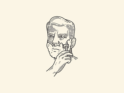 Shave illustration shave shaving