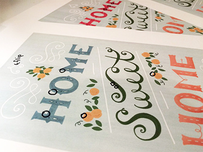 Home Sweet Home — Final Tweaks hand lettering