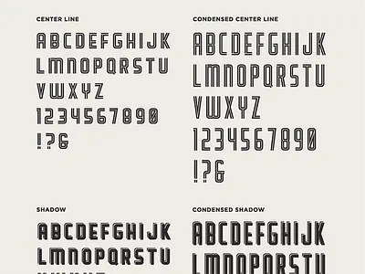 Scout Typeface display font lettering typeface