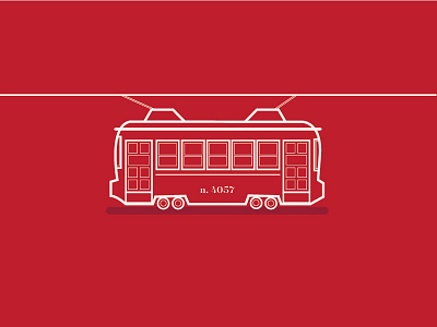 Mr.Rogers illustration mr.rogers nostalgia pbs red trolley