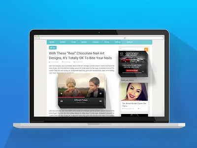 Macbook With 3D Elements