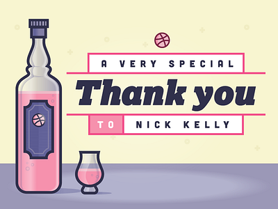 A Very Special Thank you debut dribble thank whiskey you