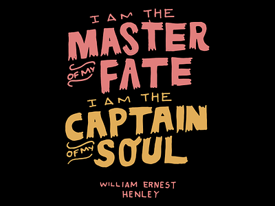 William Ernest Henley design illustration lettering typography william ernest henley