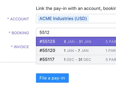 Autocomplete autocomplete button field form input label pilot pilot x san francisco slug token