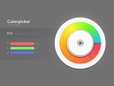 colorpicker circle color picker colors dailyui shadow sketch