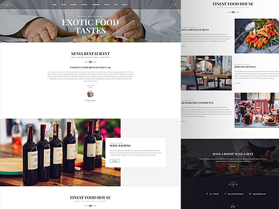 Hotel - Restaurant creative elegant gym hotel resort restaurant spa template ui web web design website