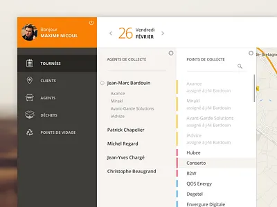 Recycling flat flat design interface recycling ui user experience user interface ux web app