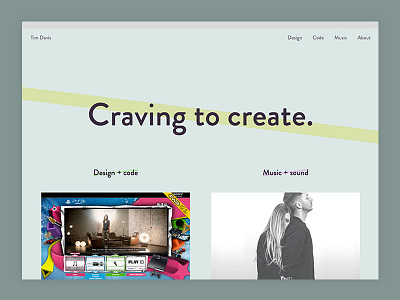 Spanking new, clean portfolio ajax clean minimal portfolio