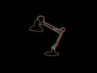 I LOVE LAMP black flat green icon lamp neon red sign ui