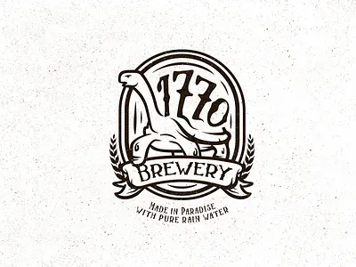 1770 Brewery logo beer brewery logo logotype seychelles turtle