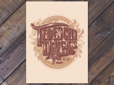 Tedeschi Trucks drawing hatching illustration typography