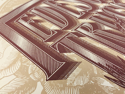 Tedeschi Trucks (detail) drawing hatching illustration typography