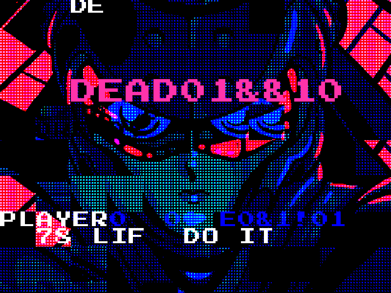 Glitch Pilot 8bit art illustration pixel scifi