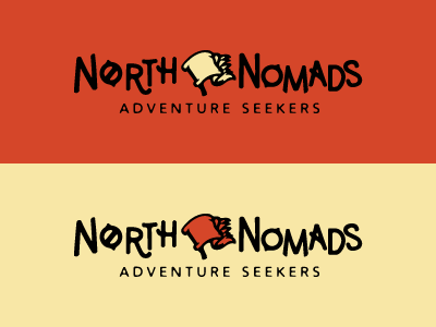 North Nomads Adventure Seekers adventure camp camping fishing flag hiking kayaking nomad north