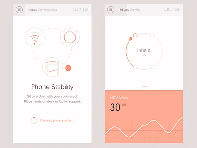 Relax android app ios mobile peach relax dont do it salmon