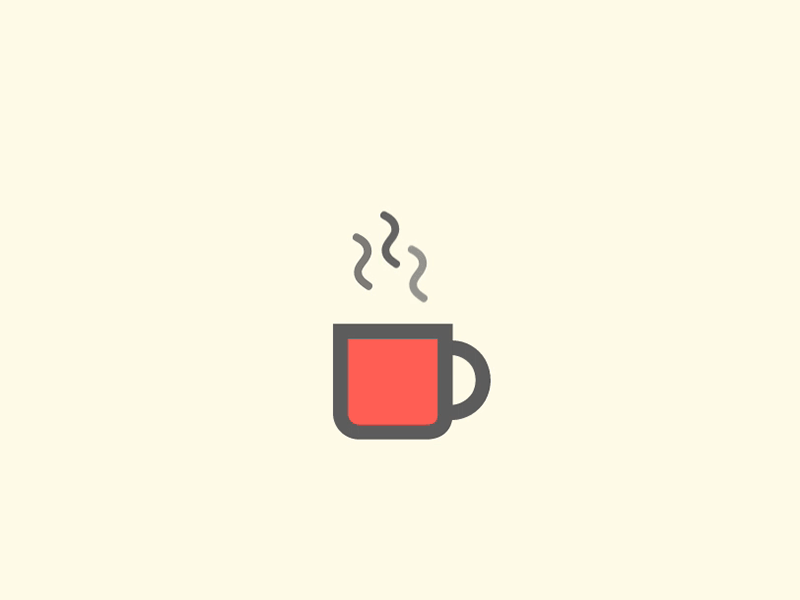 Coffee Steam CSS Animation animation coffee css svg